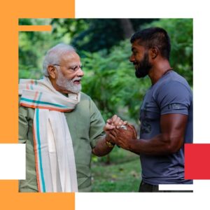 Ankit Baiyanpuria stand with india PM Narendra modi